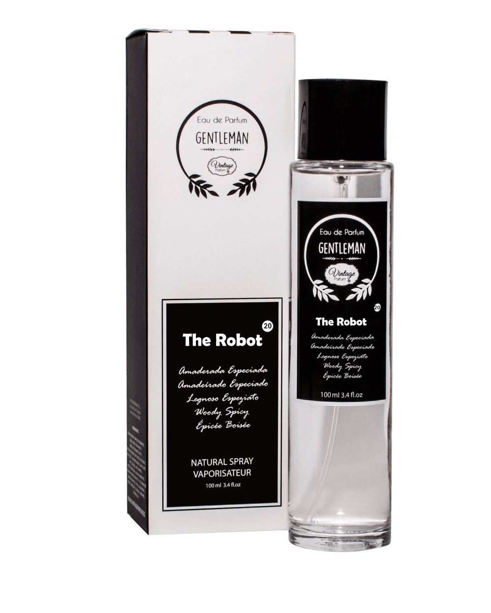 Nº20 The Robot Vintage masculino - Storettastic