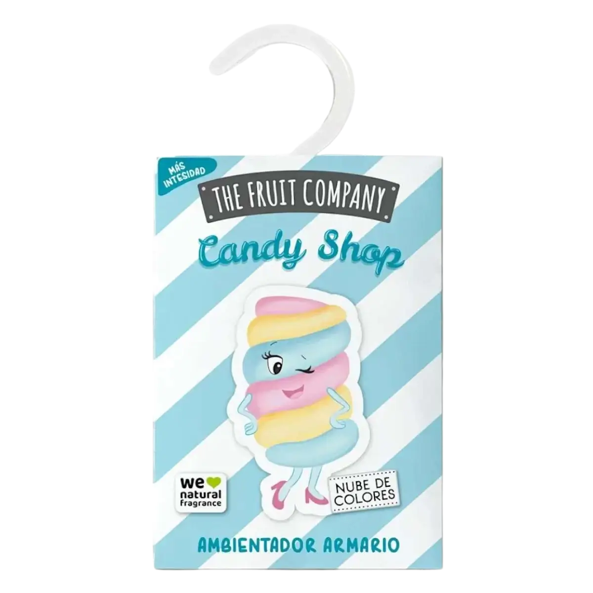 alt="Ambientador de armário Nuvem Colorida marca The Fruit Company - Ambientador com aroma de nuvem colorida da marca The Fruit Company"