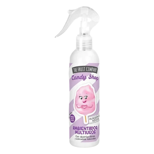 alt="Ambientador em spray Algodão Doce marca The Fruit Company - Ambientador em spray com aroma de algodão doce da marca The Fruit Company"