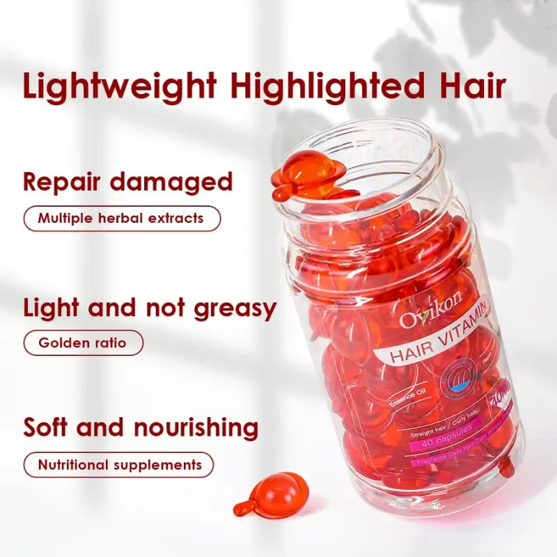 Cápsulas de nutrición capilar