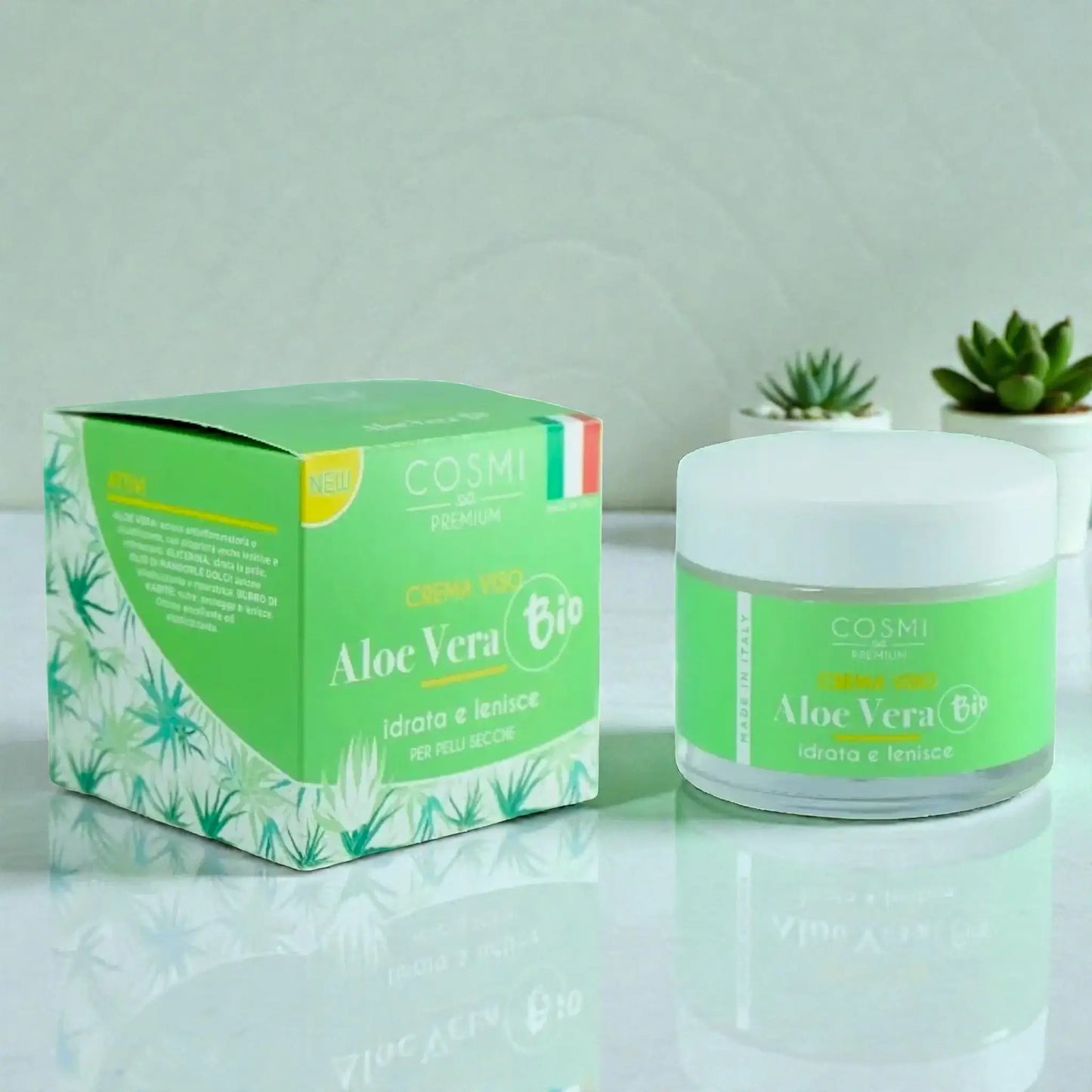 Creme Facial Bio com Aloe Vera