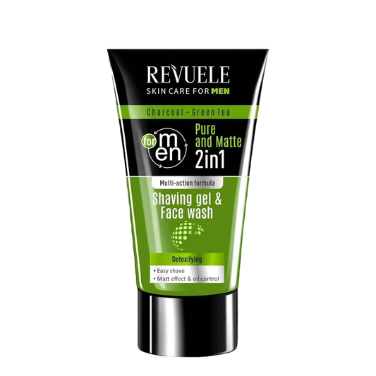 Gel de Barbear 2 em 1 Carvão e Chá Verde - Storettastic