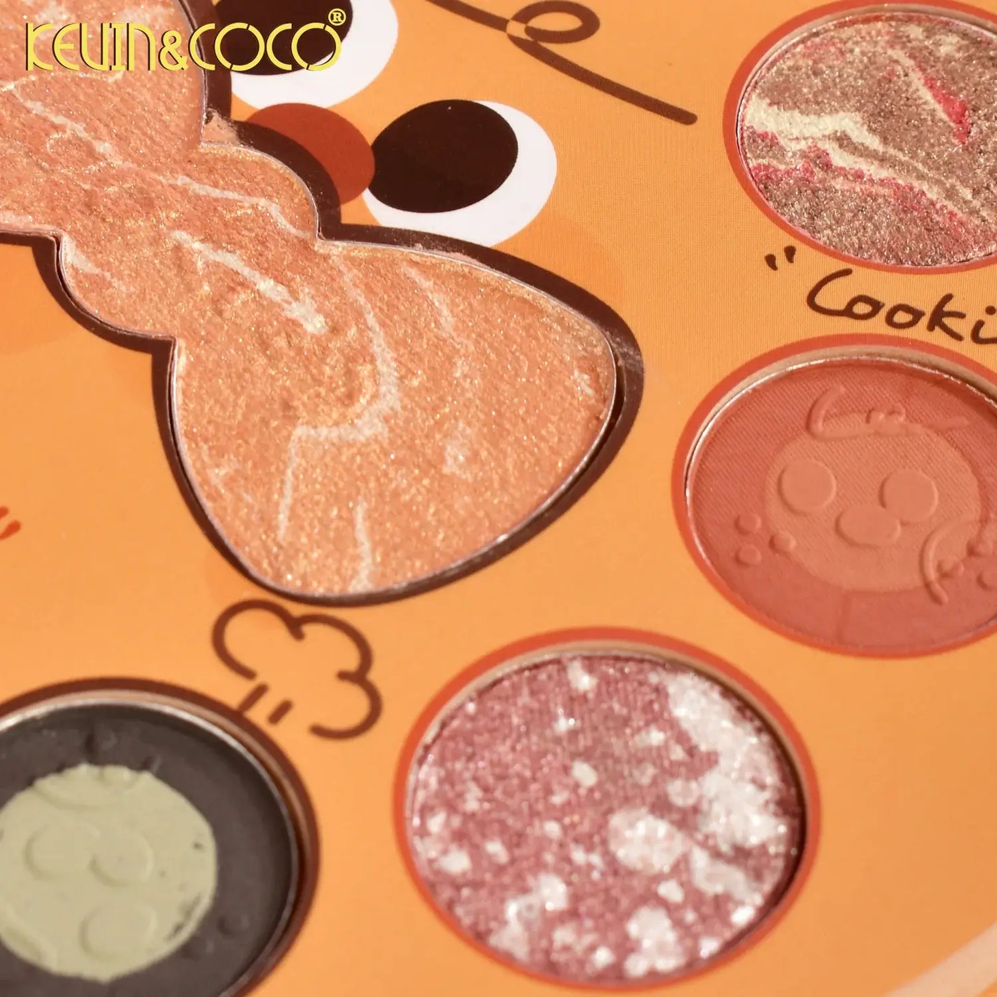 Paleta de Sombras Cookie 11 Cores Kevin&Coco