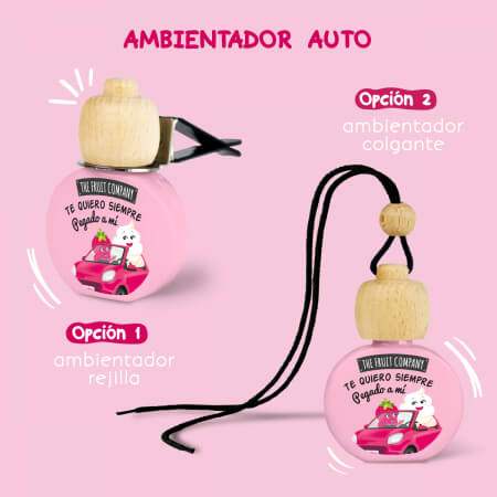 alt="Creme de Morango - Carro marca The Fruit Company - Carro aromatizador com fragrância doce de morango, ideal para perfumar o ambiente do seu veículo, proporcionando uma experiência refrescante e agradável em cada viagem."