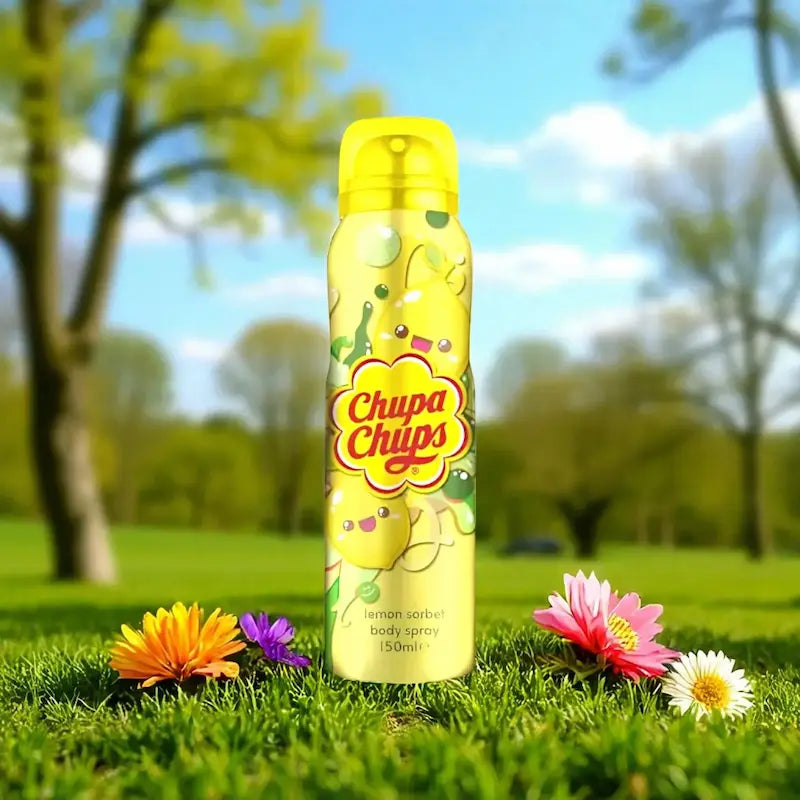 spray corporal gelado de limão chupa chups 150ml