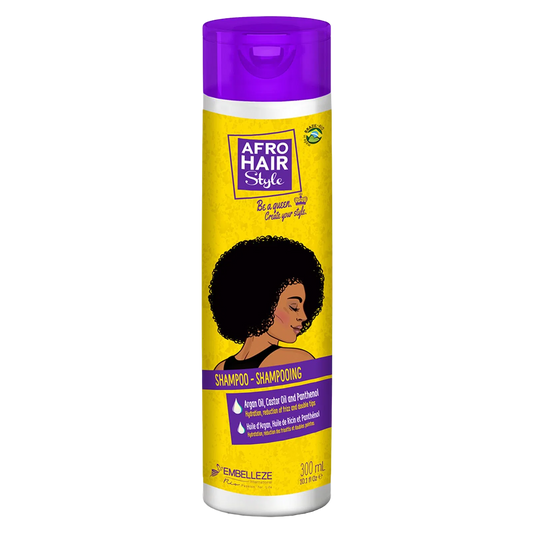 alt="Champô - Estilo Afro marca Hair Novex - Fórmula especialmente desenvolvida para cabelos afro, proporcionando hidratação intensa, definição e controle, ideal para manter o estilo e a saúde dos fios."