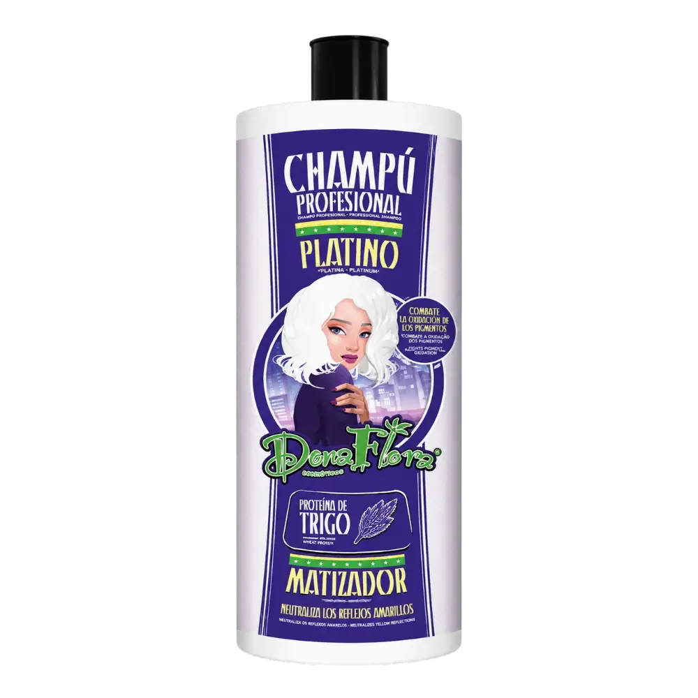 champô matizador platinado dona flora 1000ml