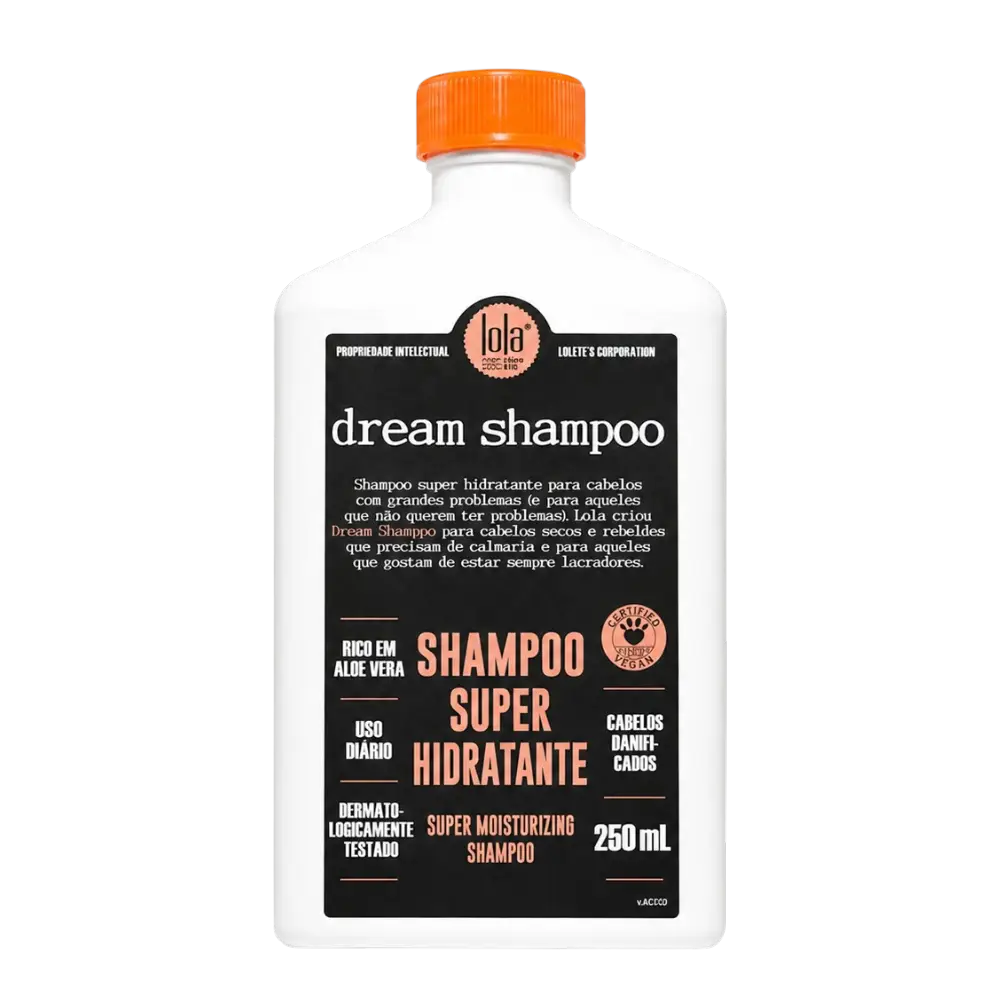 champô dream shampoo lola cosmetics 250ml