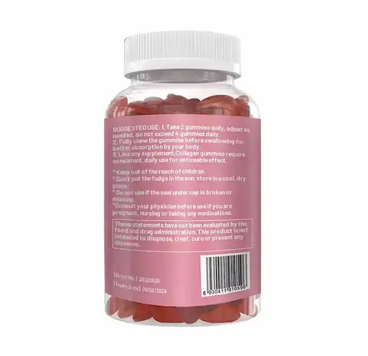 modo de uso e recomendações gomas de colagénio suplemento alimentar biotina vitamina c