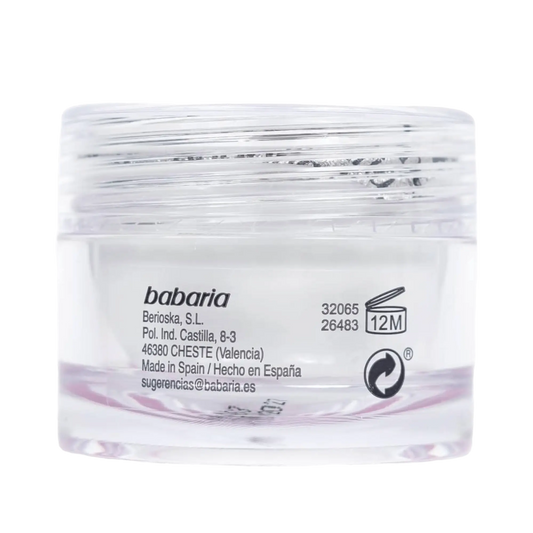 parte traseira creme babaria botox effect informações produto 50ml