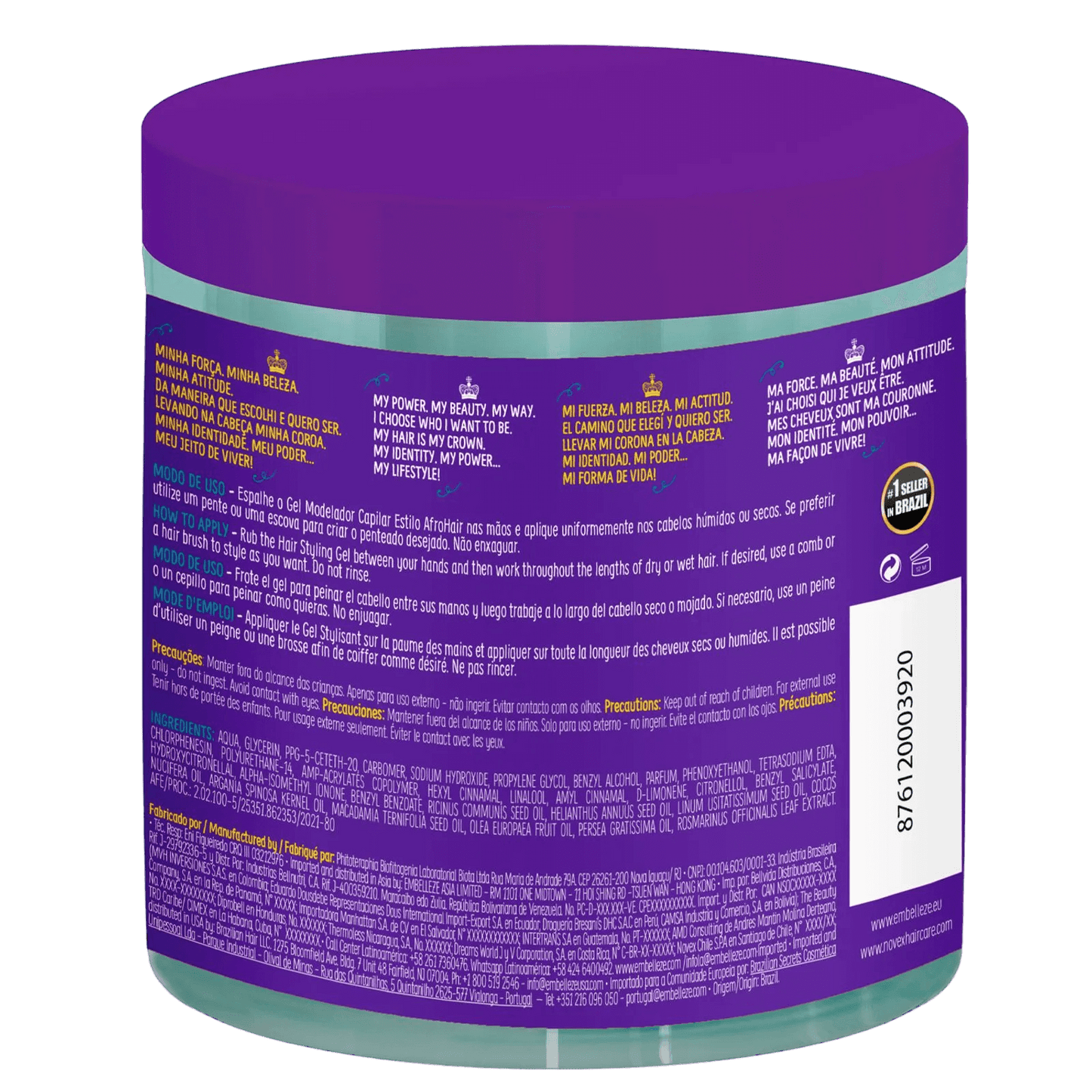 Gel Modelador - Estilo Afro Hair Novex - Storettastic