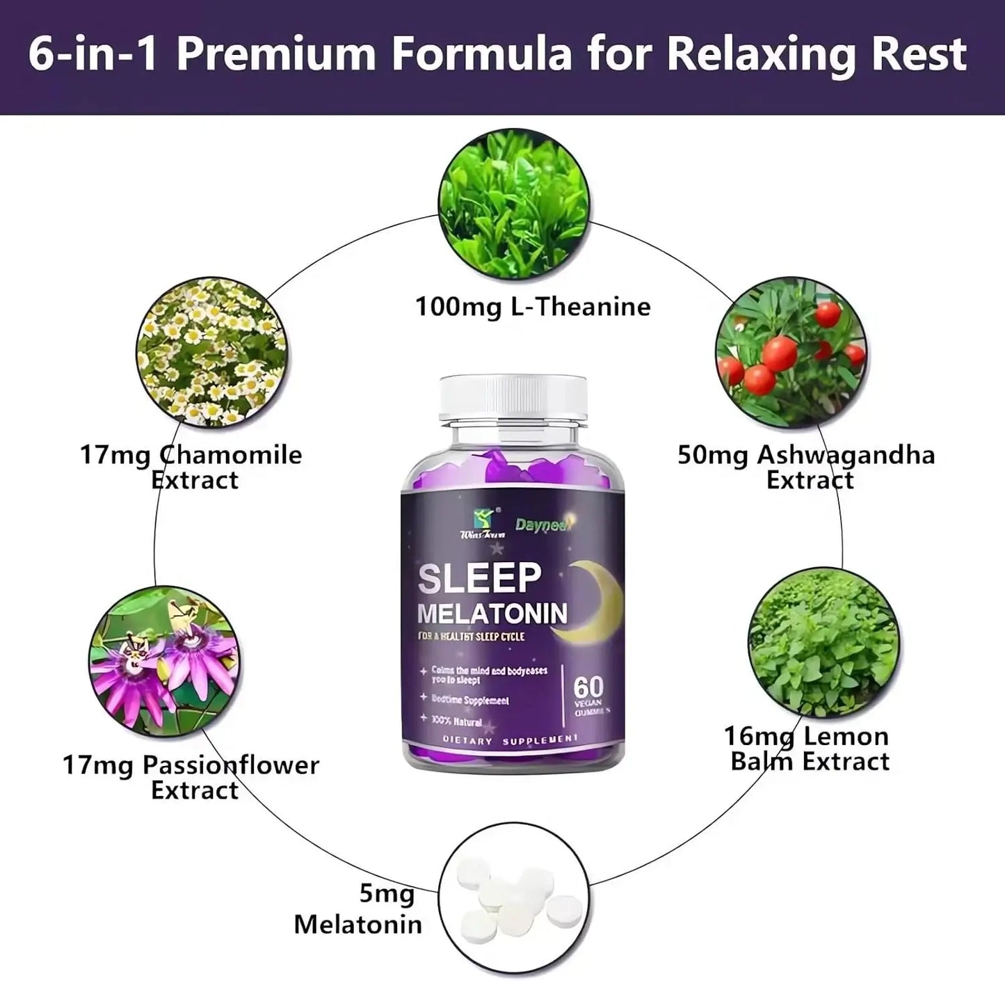 Gomas de Melatonina – Adormece com Tranquilidade