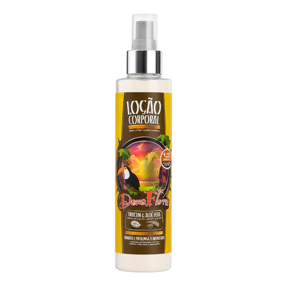 Loção corporal urucum e aloé vera Dona Flora 200ml