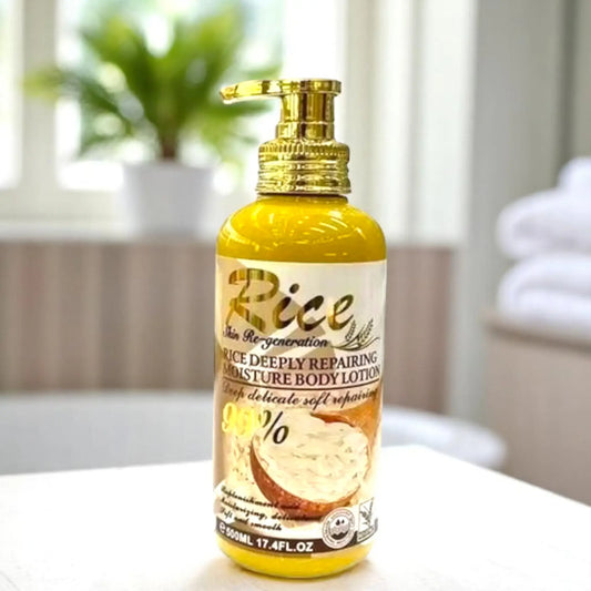 Loção corporal de arroz - hidratação intensa e reparação para peles sensíveis e danificadas | Storettastic