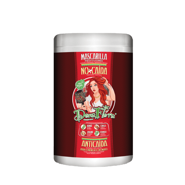alt="Máscara Antiqueda marca Dona Flora - Máscara capilar especialmente formulada para reduzir a queda de cabelo da marca Dona Flora"