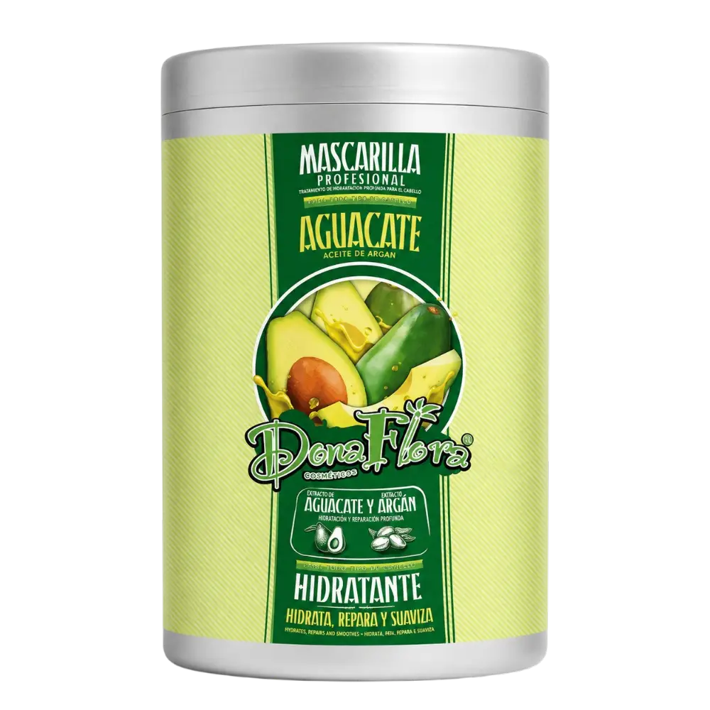 máscara abacate e argão dona flora 1000ml