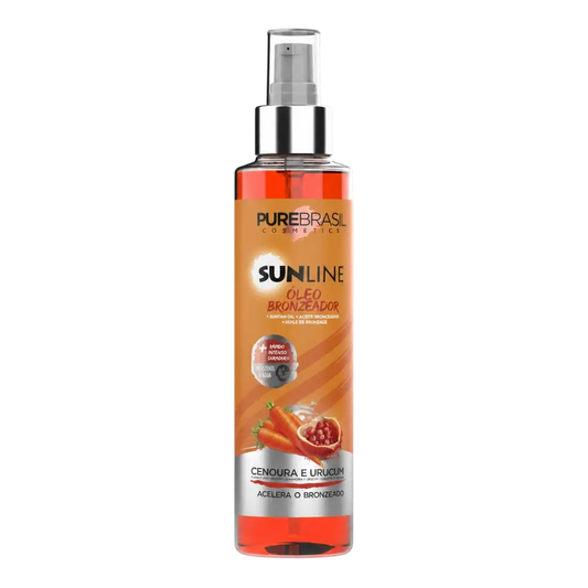 Óleo bronzeador Pure Brasil cenoura e urucum 200ml