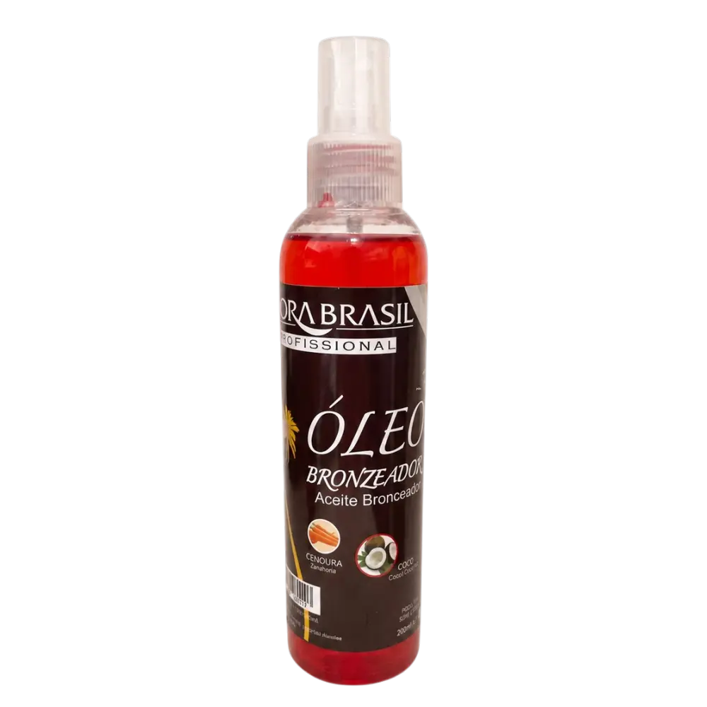 Óleo Bronzeador Coco e Cenoura Flora Brasil 200ml