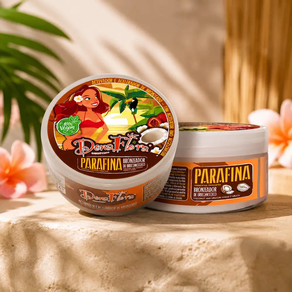 Parafina Bronzeadora Coco e Urucum Dona Flora 200ml