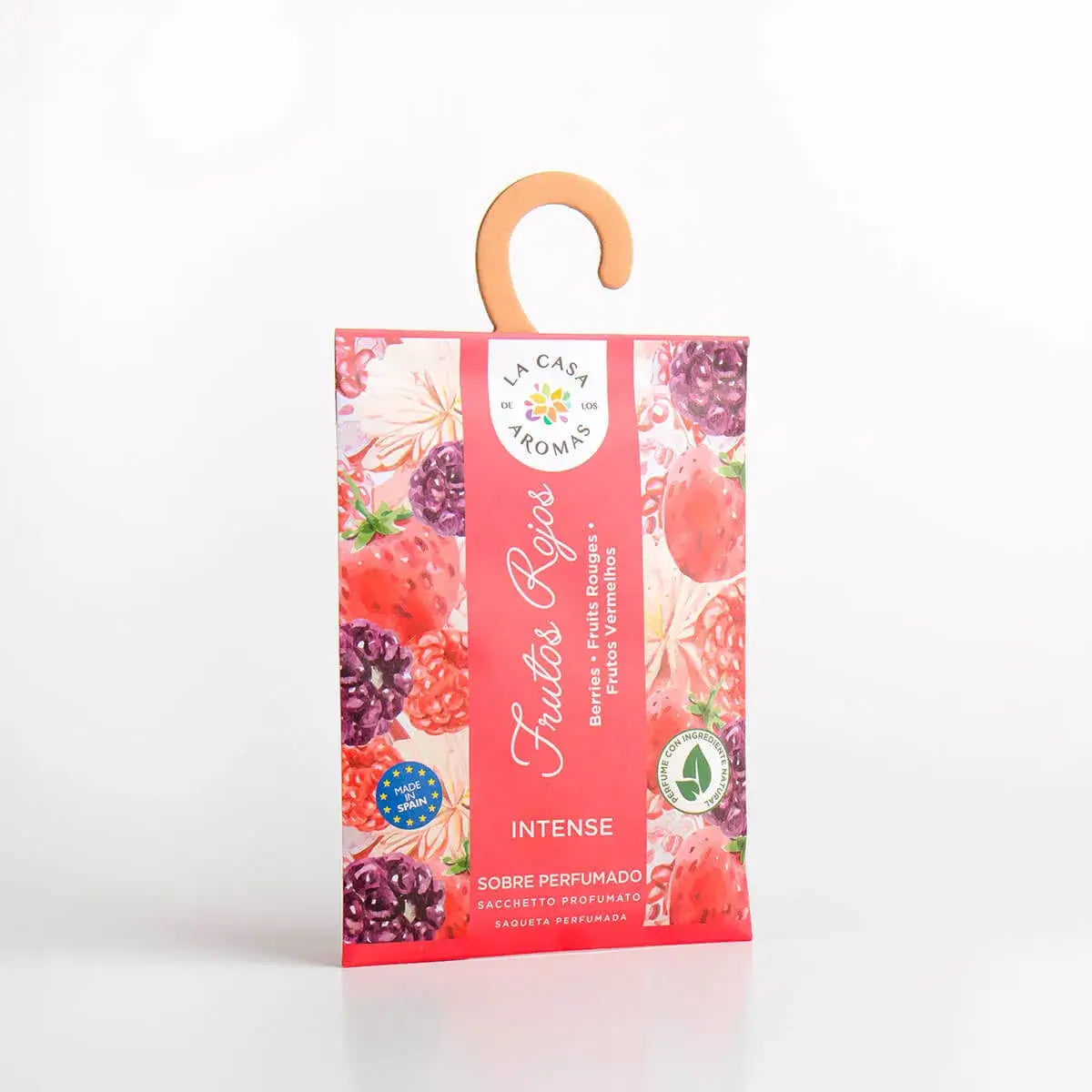 alt="Ambientador Armário Frutos Vermelhos Intenso marca La Casa de los Aromas - Ambientador para armário com aroma de frutos vermelhos da marca La Casa de los Aromas"