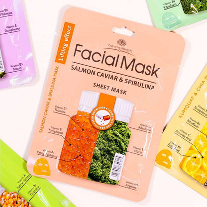 Facial Mask Salmon Caviar & Spirulina