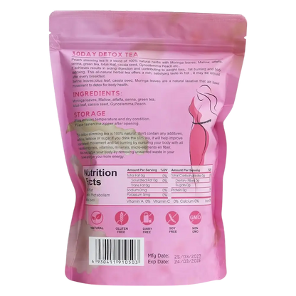 cha detox ingredientes naturais moringa cha verde sene cassia