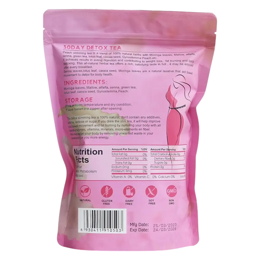 cha detox ingredientes naturais moringa cha verde sene cassia