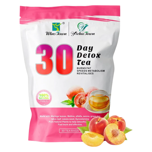 cha detox 30 dias pessego 30 saquetas suplemento limpeza organismo