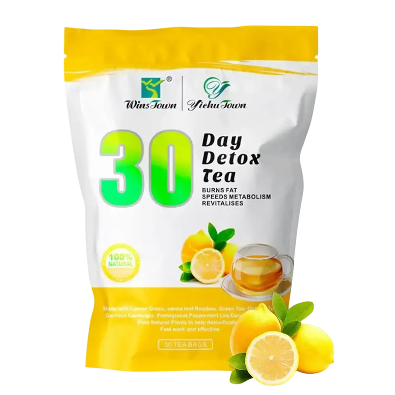 cha detox 30 dias limao 30 saquetas suplemento digestao