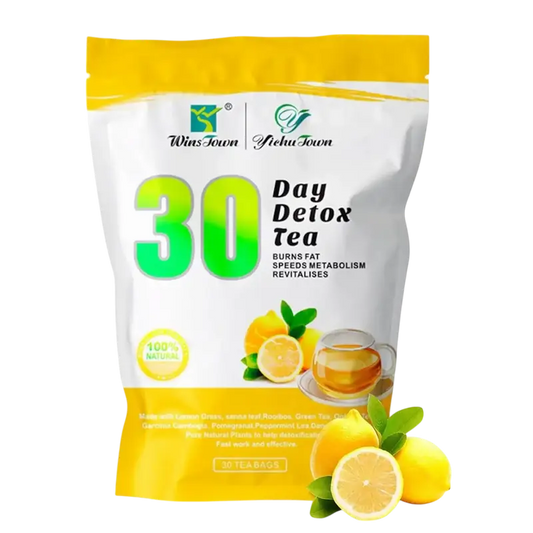 cha detox 30 dias limao 30 saquetas suplemento digestao