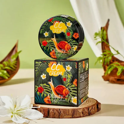 cc cream caracol olauty numero 2 natural base cushion hidratante uniforme