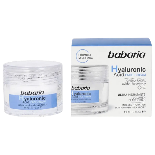 Creme Facial Ácido Hialurónico Babaria 50 ml hidratante