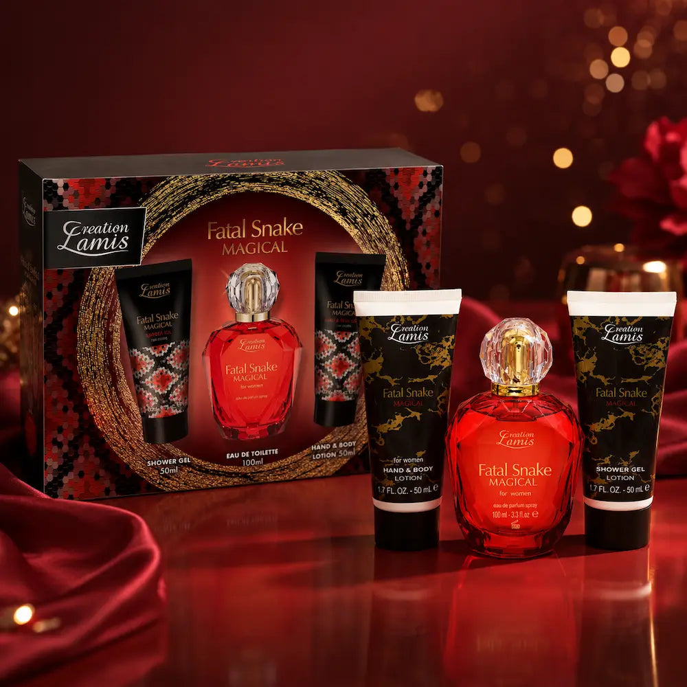 Coffret Fatal Snake Magical Creation Lamis com perfume e cuidados corporais