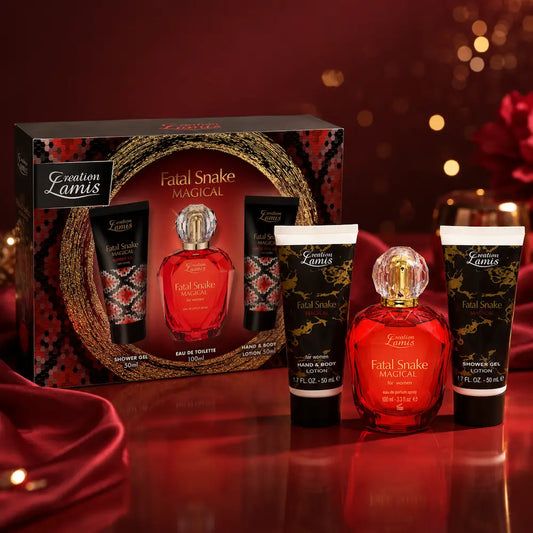 Coffret Fatal Snake Magical Creation Lamis com perfume e cuidados corporais