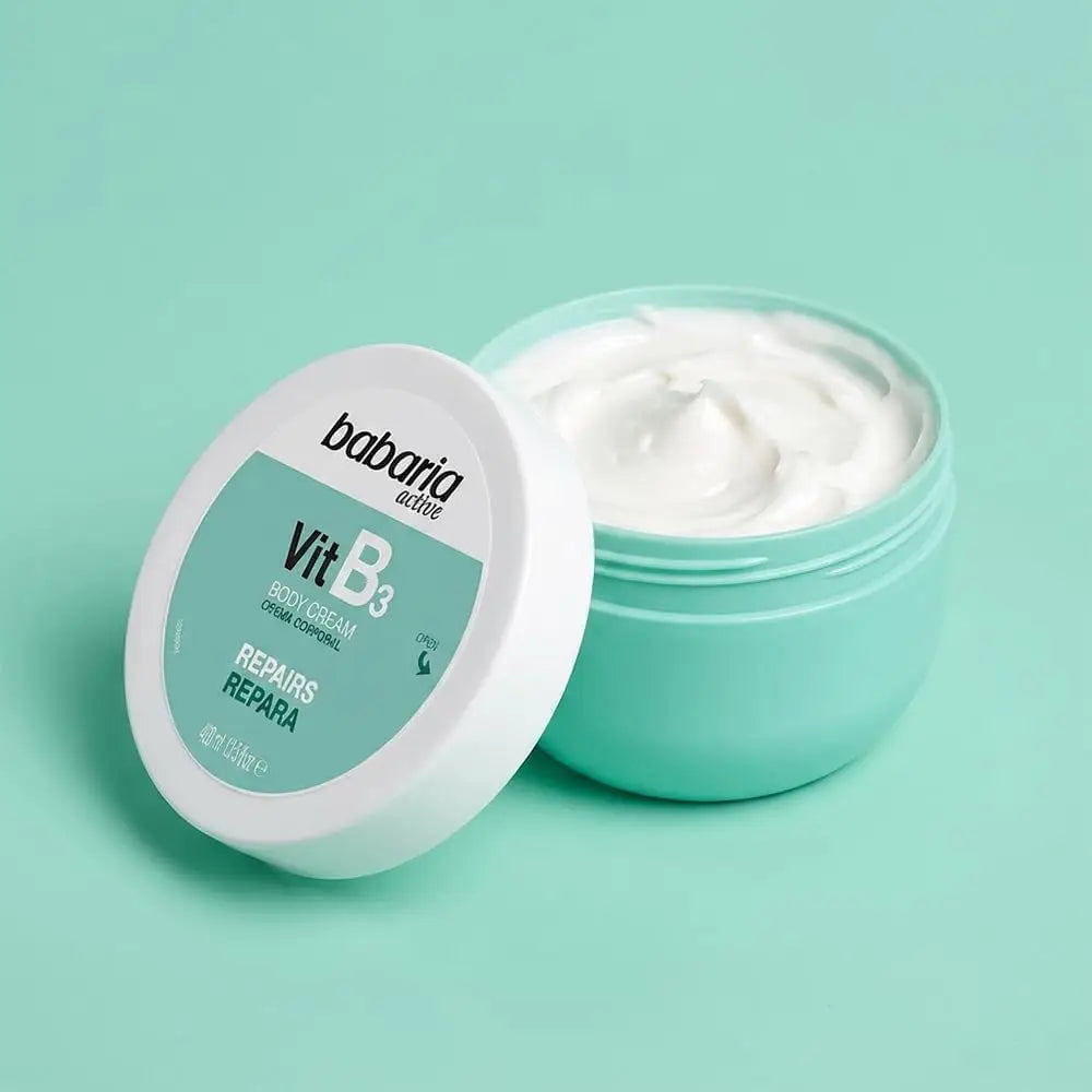 Creme corporal Vit B3+ Babaria ação antioxidante