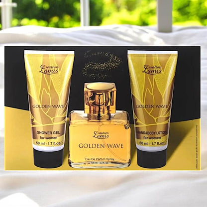 Set de regalo para mujer Golden Wave