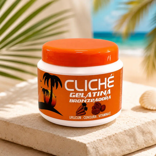 Gelatina Bronzeadora Cenoura e Urucum Cliché 200ml