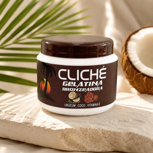 Gelatina Bronzeadora Coco e Urucum Cliché 200ml