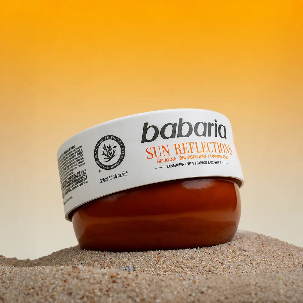 Gelatina bronzeadora Babaria Sun Reflections SPF15 com Cenoura e Vitamina E 300ml