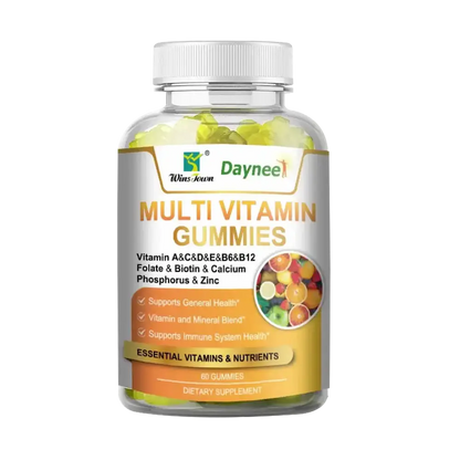 frasco gomas multivitaminico vitaminas minerais suplemento 60 gomas
