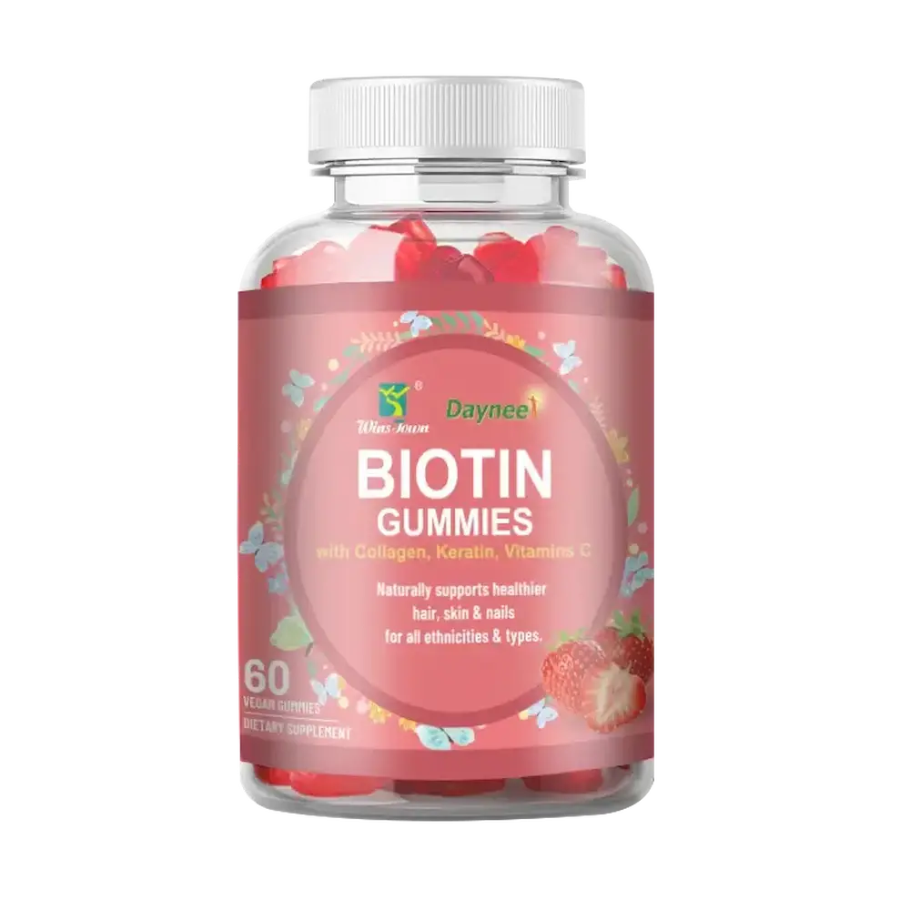 gomas de biotina com colagénio e vitamina c para cabelo pele e unhas