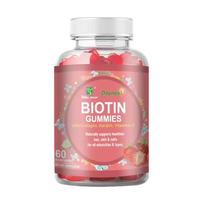 gomas de biotina com colagénio e vitamina c para cabelo pele e unhas