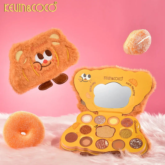 Paleta de maquilhagem Croissant 12 cores Kevin&Coco