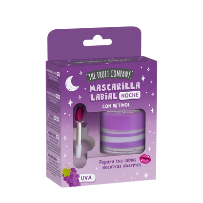 Set de mascarillas labiales nocturnas de The Fruit Company