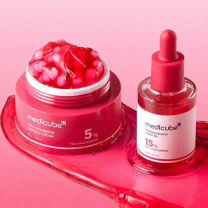 Medicube TXA Niacinamide 15 Serum e Medicube TXA Cream