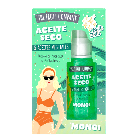 Aceite seco Monoi con purpurina