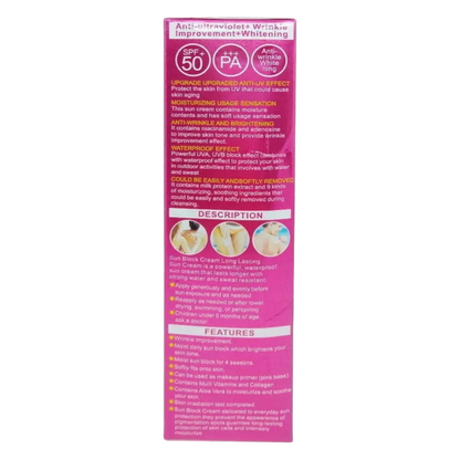 Protetor Solar Facial e Corporal SPF/UVB 50+