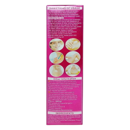 Protetor Solar Facial e Corporal SPF/UVB 50+