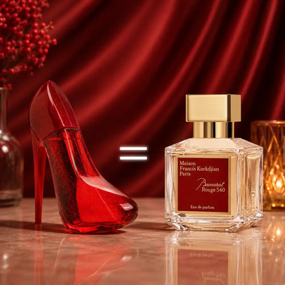 Perfume feminino Rouge Diamond Bliss Giverny inspirado em Baccarat Rouge 540