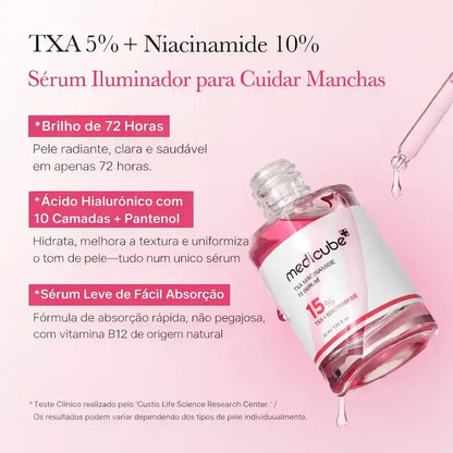 serum iluminador manchas niacinamida acido hialuronico pele uniforme